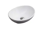 Above Counter Bathroom Vanity Oval Ceramic Basin