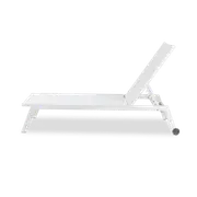 Morocco Outdoor Sunlounger in Arctic White