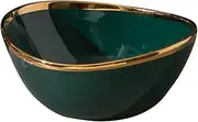 GRADENEVE Salad Mixing Bowl Food Container Ceramic Snack Bowl Kitchen Bowl Snack Fruit Tray Creative Food Bowl Desktop Snack Dish Dry Fruit Bowl Small Plate Desktop Serving Bowl re-usable