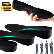 Brandone Height Boosters Increase Insoles Shoe Heel Lifts Men 2-6 Inch Shoe Hei