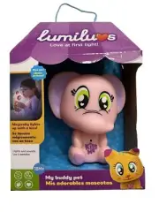 NEW Lumiluvs My Buddy Pet Magically Lights Up With Kiss Pink Elephant Light Toy