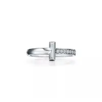 在飛比找蝦皮購物優惠-Tiffany T1 白金鑽石 戒指 0.03克拉