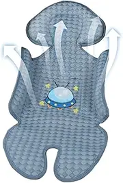 Cooling Pad for Prams, Baby Cooling Cushion for Prams, Ice Pram Cooling Mat, Car Seat Cooling Mat, Non-Slip Pushchair Cooling Mat, Seat Cushion Liner, Body Support, Gel-K