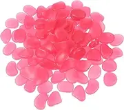 Gogogmee 100Pcs Luminous Pebbles Fish Tank Decorations Aquarium Stone Luminous Fish Tank Stones Dark-Glowing Rocks for Garden Pathway