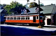 WCF&N Iowa Waterloo RR Postcard Trolley Interurban Tram RPPC 1950s Reprint