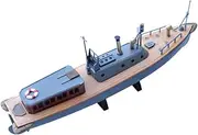Foresight EAK003 1/144 Japanese Navy Ship Torpedo Boat Yamato Musashi Equipped with Commander Ship Plastic Model