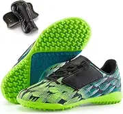 [PATPAT] Boys Girls Soccer Cleats Indoor Turf Soccer Football Shoes Artificial Firm Ground Athletic Outdoor Youth Futsal Unisex-Child Lightweight Training Flexible Durable Comfortable Traction Breathable
