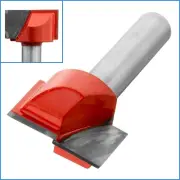 22mm Carbide Blade Surface Planing Bottom Cleaning Router Bit 8mm Shank Cutting