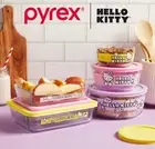 Hello Kitty Pyrex 10-Piece Glass Food Storage Set – Limited Edition – New in Box