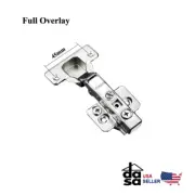 Full Overlay Clip-on Soft Close Concealed Frameless Cabinet Hinges 3D Adjustment