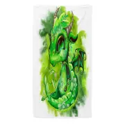 Green Leaves Earth Lil Dragon Beach Towels Medium Large Extra Large