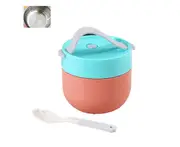 Soup Cup Food Grade Rust-proof Plastic Meal Prep Lunch Container Bowl Soup Box for Home-Sky Blue B