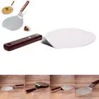 Pizza Shovel Lifter Peel Spatula Cake Baking Tra Stainless Steel Paddle