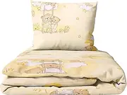 2 Piece Baby Children's Quilt Duvet & Pillow Set 80 x 70 cm Suitable for Cot or Pram Pattern 3