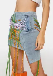 Comeback Kid Lace Up Skirt