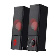 GS550 PC Gaming Speakers 2.0 Channel Desktop Computer Sound Bar with Compact