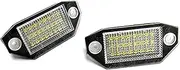 FIQOME 2x LED Licence Number Plate Light White Canbus, for 2000-2007, for Mondeo, MK III Car Number Plate Led Light