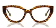 LA Eyeworks Gibson 695 Women’s Glasses Brown Size 52 - Private Health Rebate - Blue Light Block Available