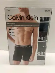 Calvin Klein Microfiber Boxer Briefs 3 Pack Size XL