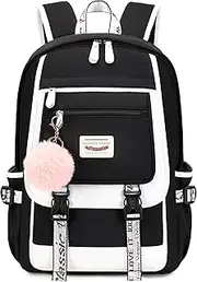 [SHADOW VISION] School Backpack for Girls Backpack Teen Girl Bookbag Backpacks for Girls Teens Cute Backpack for School