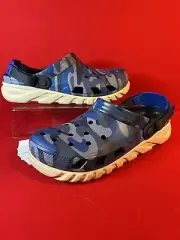 Crocs Duet Max 2 Camo Redux Clog Sz 11. Navy Stucco Unisex Casual Sandal