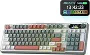 [RK ROYAL KLUDGE] S98 Mechanical Keyboard w/Smart Display & Knob, Top Mount 96% Wireless Mechanical Keyboard BT/2.4G/USB-C, Hot Swappable, Software Support, Massive Battery, 98 Keys