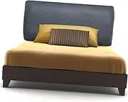 Headboard Covers for Double Bed Slipcover Elastic Edge Bed Headboard Cover Solid Color Easy Maintenance Hotel Grade