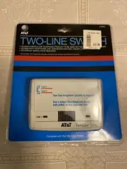 AT&T Two Line Switch 24080 (use one phone and switch between 2 lines)