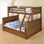 HOMELIKE 隆納三人雙層床(附抽屜X2) 實木雙層床 上下舖 小孩床 3.5尺床 5尺床