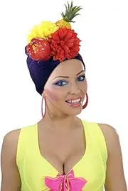 Brazilian Headpiece Miranda with Fruits Brazil Hat Fruit Pineapple Exotic Samba Carnival in Rio