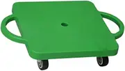 Scooter Board with Handles for Kids with Casters Square Physical Education Sitting Scooter for Home Gym Backyard Playground