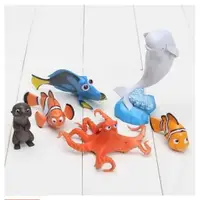 在飛比找蝦皮購物優惠-人偶海底總動員尼莫套裝 6 件/禮帽玩具