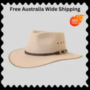 Akubra Hat - Australian Made - Country Style - Cattleman SAND -Authentic Hats