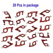 20PCS Contactless Keychain No Touch Hand Tool Anti-Microbial Keychain