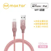 在飛比找PChome24h購物優惠-【蘋果認證】Maktar Lightning to USB-