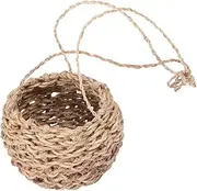ROMISBABA Cord Twisted Storage Basket Mini Woven Basket for Organizing Flowers and Items Versatile Home for Bedrooms and Living Spaces