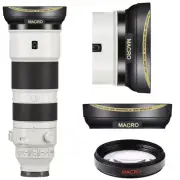 HD 32k WIDE ANGLE LENS + MACRO LENS FOR Sony FE 200-600mm f/5.6-6.3 G OSS Lens