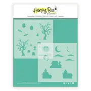 Honey Bee Trick Or Treat Stencil Set