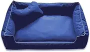 Dog Bed | Sofa-Style Living Room Couch Pet Bed for Dogs & Cats/Blue/Multiple Sizes (Size : 50x40x16cm)