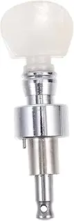 Levemolo 1 PC Durable Alloy Banjo Tuning Adjuster Knob White Heavy Duty Banjo String Peg for Enhanced Stability and Accessory for Musicians
