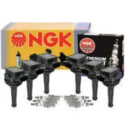 NGK 6 COP Ignition Coils & 6 Ruthenium HX Spark Plugs Kit For Volvo C70 V70 S80 (for: Volvo)