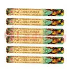 HEM HEXA INCENSE Sticks PATCHOULI AMBER Scents Meditation Aroma Fragrance