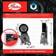 Aux Belt Tensioner fits AUDI A3 8P1, 8P7, 8PA 1.4 1.6 03 to 13 Drive V-Ribbed
