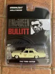 Greenlight Hollywood Steve McQueen Bullitt 1967 Ford Custom Taxi 1:64 Scale