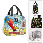 c763 Funny Donald Duck Children Lunch Bags Kids School Insulated Lunch Bag Portable Cooler Tote Food tbd763