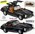 Mercedes-Benz 300 Sl W 198 Gullwing 1954-57 Black 1:43 Norev 351198