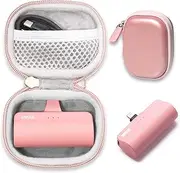 CaseSack Case for iWALK Portable Charger iPhone 15: USB-C Small Power Bank 20W 4500mAh Fast Charging Battery Pack, Also fit for Anker Nano Power Bank, JEJILL Portable Charger.