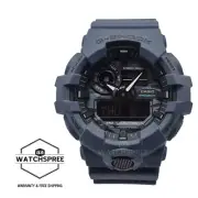 Casio G-Shock Special Colour Model Blue Resin Band Watch GA-700CA-2A