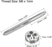 M6×1 HSS Metric Tap And Die Set,Thread Tap + Round Die Right Hand HSS Taper
