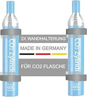 [ULROAD] 2 x Wall Mount CO2 Bottles Compatible with Sodastream Carbonated Cylinder Bottle Holder Accessories 60 L